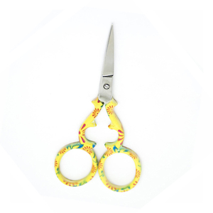 Ciseaux à broder industriels professionnels de haute qualité lame en acier inoxydable poignée enduite de papier à pointe aiguille maison fantaisie pointue - Product Image 3