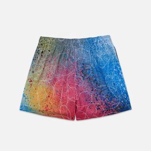 Design tendance Imprimé partout Shorts de survêtement de gymnastique en polyester en gros pour hommes Shorts de basket-ball de sport pour hommes Shorts en maille personnalisés - Product Image 2