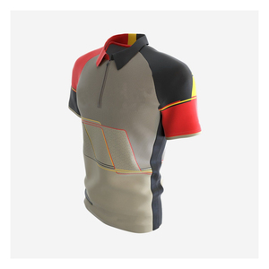 Chaqueta de jaula de béisbol de manga corta de alta calidad, tela elástica transpirable de secado rápido, 360g, colores personalizados, béisbol/softbol OEM - Product Image 5