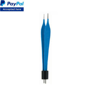 Fórceps bipolares de riego reutilizables de EE. UU., bayoneta Hardy Scovile Greenwood Gerald, bayoneta, fuente de alimentación Manual recta aprobada por CE - Product Image 3