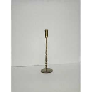 Nordic Style Antique <b>Brass</b> Candle Stand | Handmade Tall Metal <b>Candlestick</b> Holder | Elegant Decorative Candelabra for Hotel Party - Product Image 2