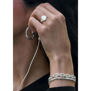Bold Classic 18K Gold <b>Ring</b> Fashionable Stainless Steel Signet Inlay Trendy Fashion <b>Rings</b> for Gift - Product Image 2