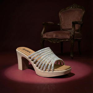 GLISTENING DIAMOND CASCADE 719 G Clogs & Mules - Product Image 4