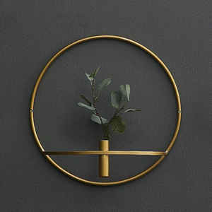 Elegant Black Iron <b>Tea</b> Light Stand Latest Design Wall Hanging Oval Shape Classic Home Decor Wholesale <b>Candle</b> Holders <b>Candle</b> Jars - Product Image 1