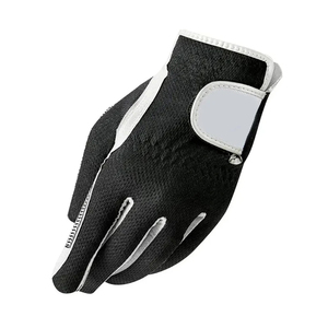 Nouveaux gants de golf en cuir véritable avec sangle de poignet réglable, gants de golf en cuir de cabretta véritable, fabricant et fournisseur - Product Image 3