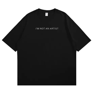 Camiseta de gran tamaño para hombre de Color liso al por mayor de fábrica 2025 verano impresión personalizada camiseta en blanco 100% algodón - Product Image 1