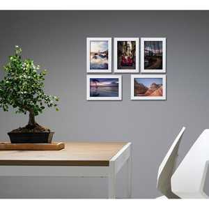 Juego de 5 Marcos de Fotos Blancos de 10 x 15 cm para Exhibir tus Fotos - Product Image 6
