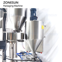 ZONESUN ZS-FS01 automatique tout en un Popcorn Pack Granule et pâte Sachet VFFS Machine à emballer remplissage équipement d'étanchéité