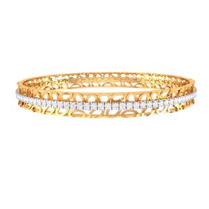 Ishi diamonds Brilliance กำไลข้อมือทอง18K ประดับเพชรหรูหราและหรูหราอุปกรณ์เครื่องประดับ - Product Image 3