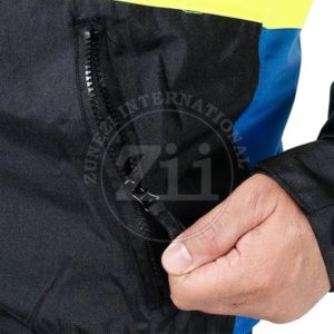Vêtements de travail de sécurité haute visibilité pour hommes, réfléchissants, norme ANSI Classe 1, EN ISO 20471 Classe 2, avec logo personnalisé LED Flash, OEM, en coton - Product Image 6