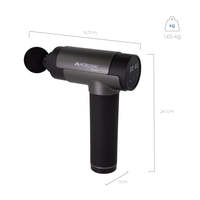 Pistolet de massage musculaire portable PS-01 Mobiclinic 6 têtes et 30 niveaux de massage des tissus profonds et des vibrations pour le corps avec écran LCD