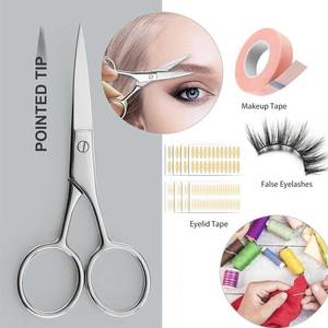 Tijeras para Cejas de Acero Inoxidable 2026, Diseño Ergonómico, Cómodas, Compactas, Tamaño Perfecto para Viajes - Product Image 2
