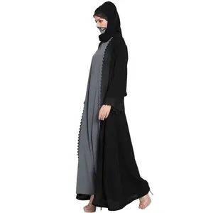 定制批发穆斯林女士民族服装制造商2024春夏阿巴亚女士