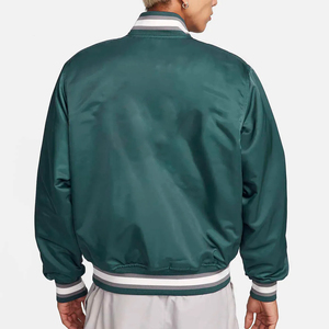 Chaqueta Varsity de Satén con Logotipo Personalizado Unisex para Hombre, Chaqueta de Béisbol y de Invierno de Estilo Vintage Personalizada para Hombre - Product Image 2