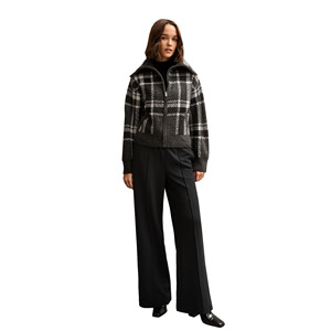Chaqueta Bomber de lona transpirable personalizada de calidad superior 2025, cierre de cremallera, sólida para hombres, mujeres, niños, MOQ bajo, Otoño/Invierno - Product Image 3