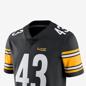 Maillot de football américain en polyester 100% - Nouveauté - Service OEM - Maillot de football américain respirant - Product Image 4