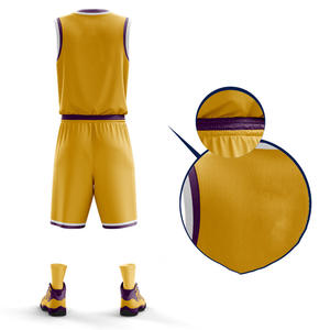 เสื้อบาสเก็ตบอลแบบมืออาชีพเสื้อทีมโพลีเอสเตอร์ระบายอากาศพิมพ์โลโก้ได้ตามต้องการ - Product Image 2