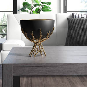 High Quality Eco-Friendly Metal Fruit Serving Bowl Customized Finish for Hotels Restaurants Parties Carton <b>Packed</b> India Origin - Product Image 5