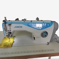 Machine à coudre industrielle à point droit à aiguille simple à entraînement direct informatisée JACK A3 d'occasion
