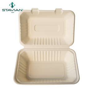 Vajilla Desechable 100% Biodegradable Eco-Friendly Clamshell Vajilla Alta Calidad 9x6" - Product Image 5