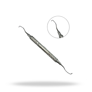 Curette dentaire Gracey 7/8 double extrémité en acier inoxydable pour le détartrage sous-gingival et le planage des racines - Product Image 1