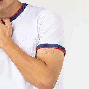 เสื้อยืดดีไซน์ล่าสุด ระบายอากาศได้ดี สไตล์สตรีทแวร์ สกรีนโลโก้ตามสั่ง ผ้าฝ้าย 100% ทรงหลวม สำหรับผู้ชาย - Product Image 5
