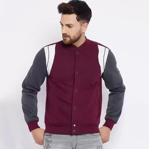 Chaquetas Universitarias Formales Recubiertas de Alta Calidad, Precio Ajustable, Venta al Por Mayor, Chaqueta Varsity de Béisbol Unisex - Product Image 1