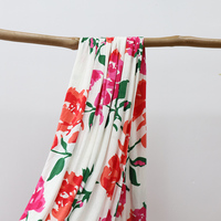 Foulard Hijab en Jersey de Bambou Imprimé Personnalisé, Voile Modeste Doux et Respirant pour Femmes Musulmanes, Cadeau