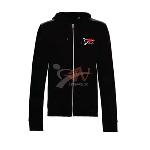 Alta calidad de impresión personalizada Logo Mujeres Cremallera Sudadera con capucha Material personalizado Flexible Mujeres Sudadera con capucha - Product Image 3