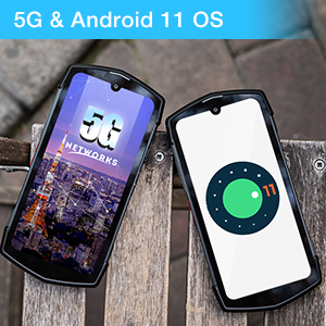 Smartphone robuste 5G multifonctionnel Unihertz TickTock avec double écran 6,3'' Dimensity 700 6000mAh puissant 48MP principal 8+128GB - Product Image 5