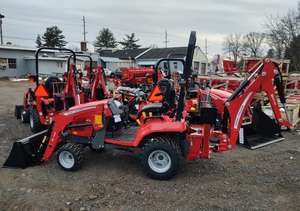 Tracteur à roues Massey Ferguson GC1723E à haut rendement, moteur de 22,5 chevaux, nouveau chargeur frontal, composants de roulement inclus - Product Image 5