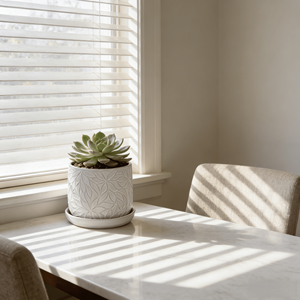 กระถางเซรามิก Mdj ชุด 2 ใบ สีดำเงา ทรงกลม พร้อมจานรอง สำหรับใช้ในบ้าน สวน ทั้งภายในและภายนอกอาคาร - Product Image 3