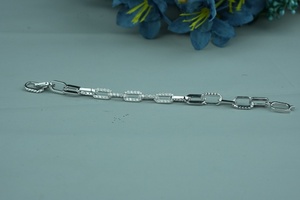 Durable lab grown diamond moissanite lightweight bracelet round custom carat vs1 <b>gold</b> <b>rose</b> <b>gold</b> silver factory direct oem b2b - Product Image 3