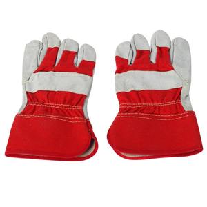 Wholesale Cow Split Leather <b>Gloves</b> Protective <b>Work</b> Safety <b>Gloves</b> with Customized Colors for Scene Cow Split Hand Protective - Product Image 4