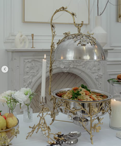 Réchaud à buffet en métal élégant et durable, bec verseur, qualité supérieure, lavage à la main uniquement, pour les cuisines de restaurants, les salles de réception - Product Image 2