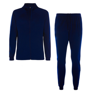Conjunto de chándal con capucha de invierno con logotipo personalizado, resistente al viento, transpirable, antibacteriano, ecológico, suave textura de poliéster, patrón sólido - Product Image 1