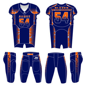 Uniformes OEM de football américain pour enfants Conception à taux réglable unique Fabricant supérieur - Product Image 5