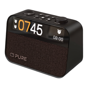Radio Reloj Despertador para el Hogar, Color Negro Café, Modelo 30101 - Product Image 2
