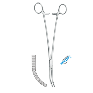 คีมตัดหลอดเลือดแดง Wertheim เครื่องมือผ่าตัด26ซม. ทำจากสเตนเลสสตีล - Product Image 3