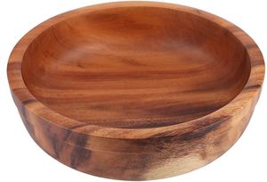 ชามไม้ขนาดใหญ่สำหรับใส่ผลไม้ อาหาร ของตกแต่งบ้าน ชามใส่อาหารสำหรับงานแต่งงาน ชามสำหรับครัวเรือน ราคาดีที่สุด MOQ ต่ำ - Product Image 2