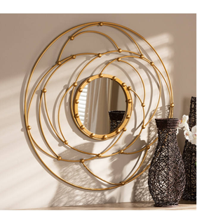 Espejo de Pared Decorativo de Diseño Superior Personalizado, Marco de Metal, Espejo de Pared Hecho a Mano, Fabricante Mayorista - Product Image 4