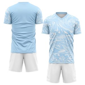Uniformes de fútbol de sublimación personalizados de secado rápido, conjuntos de camisetas de fútbol para jóvenes Unisex, uniforme de fútbol personalizable para adultos para equipos - Product Image 3