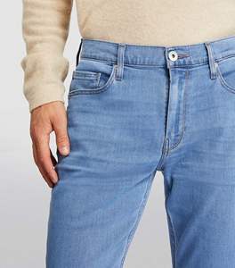 Nouveau Jean Homme Tendance Coupe Droite Formelle à Carreaux en Polyester/Coton Écologique Taille Haute avec Braguette Zippée Léger Grande Taille - Product Image 5