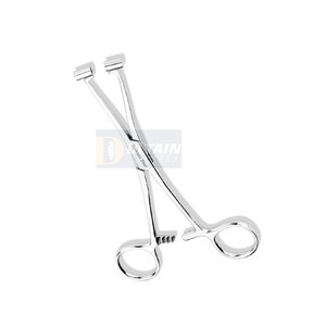 Straight Line Stainless Steel Septum Forceps <b>Clamp</b> Plier for Nose Septum Piercing Forceps 6" - Product Image 1