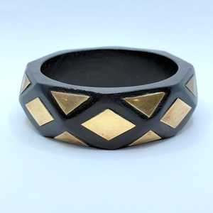 Brazalete de latón crudo de 69mm, brazalete de incrustaciones, brazalete de canal en blanco, pulsera ancha hecha a mano, latón crudo - Product Image 1