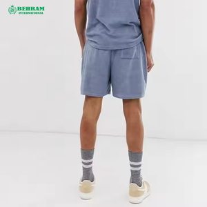 Conjunto de Pantalones Cortos Holgados 100% Algodón para Hombre, Conjuntos Cortos de Verano al por Mayor, Camisetas Transpirables de Secado Rápido y Elegantes para Hombre - Product Image 6