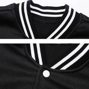 100% veste d'université en polyester durable décoration de bras en cuir fendu personnalisé avec veste de doublure confortable pour hommes - Product Image 4