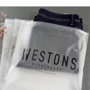 Emballage en plastique Sac à fermeture éclair avec logo Petit emballage textile à fermeture éclair Sac à fermeture éclair Emballage de fournisseur de sac de taille personnalisée - Product Image 6