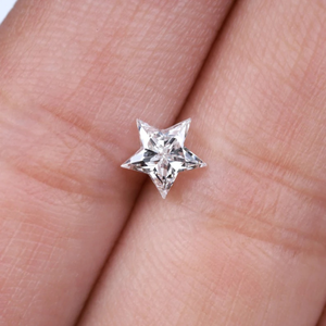 เพชรรูปดาว 1 กะรัต เพาะเลี้ยงในห้องปฏิบัติการ ความสะอาดระดับ VS สี EF การเจียระไนระดับ Excellent เพชรเม็ดเดี่ยว Gemver Diamond รับรองโดย IGI สำหรับทำเครื่องประดับ - Product Image 2