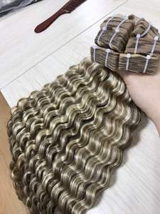 Cuticle Aligned Vietnamese Human Hair 100% Remy Seamless Clip-in Hair Extension Double Drawn high quality - Product Image 5